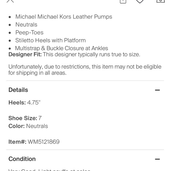 Michael Michael Kors brown heeled pumps size 7 - Picture 8 of 8